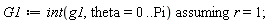 G1 := `assuming`([int(g1, theta = 0 .. Pi)], [r = 1])
