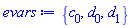 {c[0], d[0], d[1]}