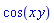 cos(x*y)