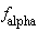 f__alpha