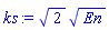 2^(1/2)*En^(1/2)