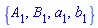 {A[1], B[1], a[1], b[1]}