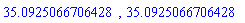 35.0925066706428, 35.0925066706428