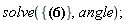 solve({cos(angle)*k__z+sin(angle)*k__y = 0}, angle)