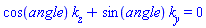 cos(angle)*k__z+sin(angle)*k__y = 0