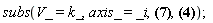 subs(V_ = k_, axis_ = _i, {angle = -arctan(k__z/k__y)}, Vrot_ = V_*cos(angle)+Physics[Vectors][`&x`](axis_, V_)*sin(angle)-axis_*Physics[Vectors][`.`](axis_, V_)*cos(angle)+axis_*Physics[Vectors][`.`](axis_, V_))