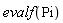 evalf(Pi)