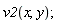 v2(x, y)