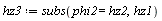 hz3 := subs(phi2 = hz2, hz1)