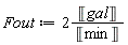 Fout := 2*Unit('gal')/Unit('min')