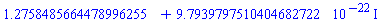 1.2758485664478996255+0.97939797510404682722e-21*I