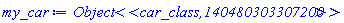 module car_class () option object; end module