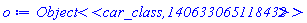 module car_class () local name::string; option object; end module