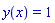 y(x) = 1