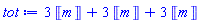 3*Units:-Unit(m)+3*Units:-Unit(m)+3*Units:-Unit(m)
