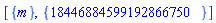 [{m}, {18446884599192866750}]