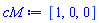 [1, 0, 0]