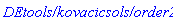 `DEtools/kovacicsols/order2`