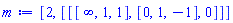 [2, [[[infinity, 1, 1], [0, 1, -1], 0]]]