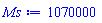 1070000