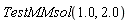 TestMMsol(1.0, 2.0)