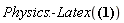 Physics:-Latex(x(t) = _C1*exp(t)+_C2*exp(-(1/2)*t)*sin((1/2)*3^(1/2)*t)+_C3*exp(-(1/2)*t)*cos((1/2)*3^(1/2)*t))