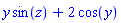 y*sin(z)+2*cos(y)
