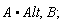 A.Alt, B