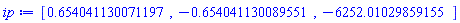 [.654041130071197, -.654041130089551, -6252.01029859155]