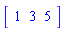 Vector[row](3, {(1) = 1, (2) = 3, (3) = 5})