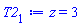 z = 3