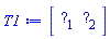 array( 1 .. 2, [ ] )