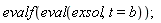 evalf(eval(exsol, t = b))