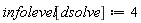 infolevel[dsolve] := 4