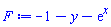 -1-y-exp(x)