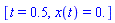 [t = .5, x(t) = HFloat(0.0)]