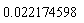 0.22174598e-1