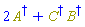 2*Physics:-Dagger(A)+Physics:-`*`(Physics:-Dagger(C), Physics:-Dagger(B))