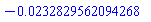 -0.232829562094268e-1