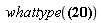 whattype(cos(x)^2+sin(x)^2 = 1)