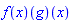 ((f(x))(g))(x)