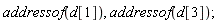 addressof(d[1]), addressof(d[3])