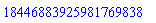 18446883925981769838