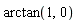 arctan(1, 0)