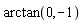 arctan(0, -1)