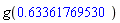 g(.63361769530)