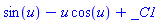 sin(u)-u*cos(u)+_C1