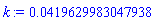 0.419629983047938e-1