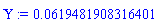 0.619481908316401e-1