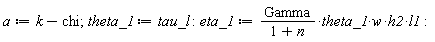 a := k-chi;